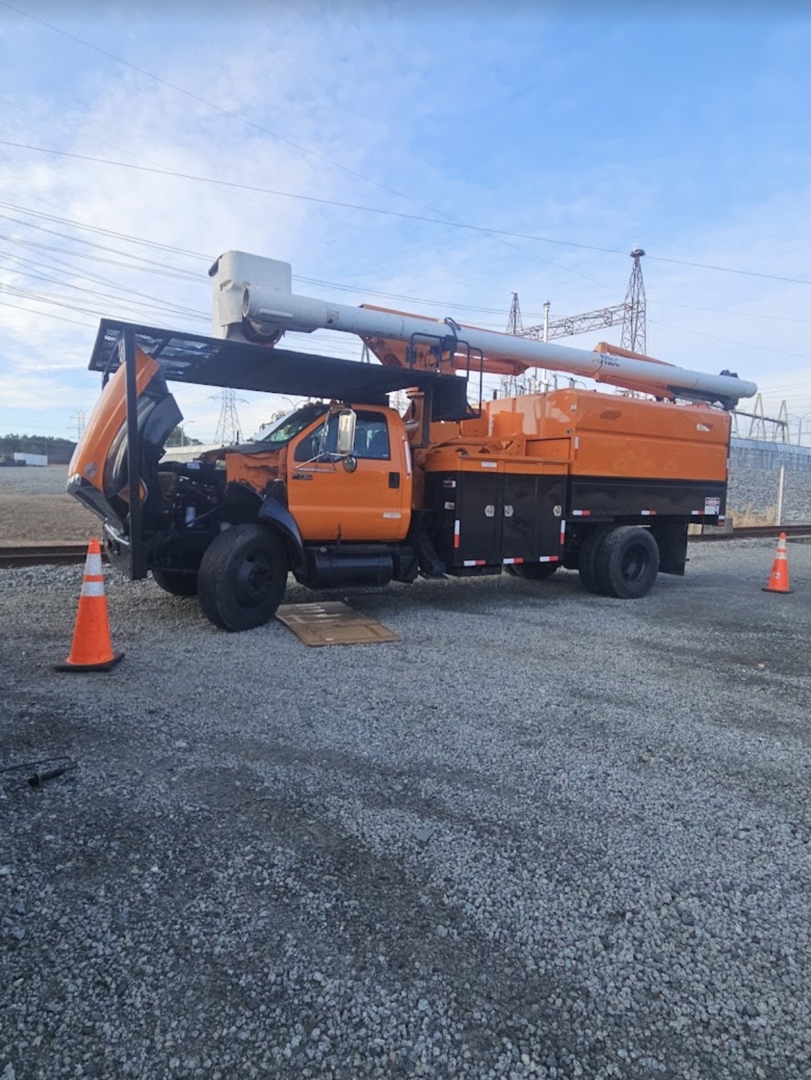 Bucket truck repair