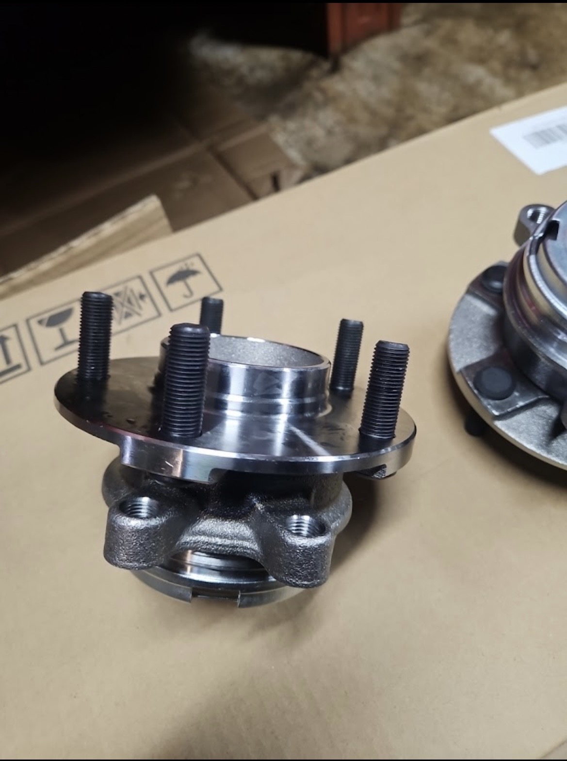 Wheel hub bearing replacement