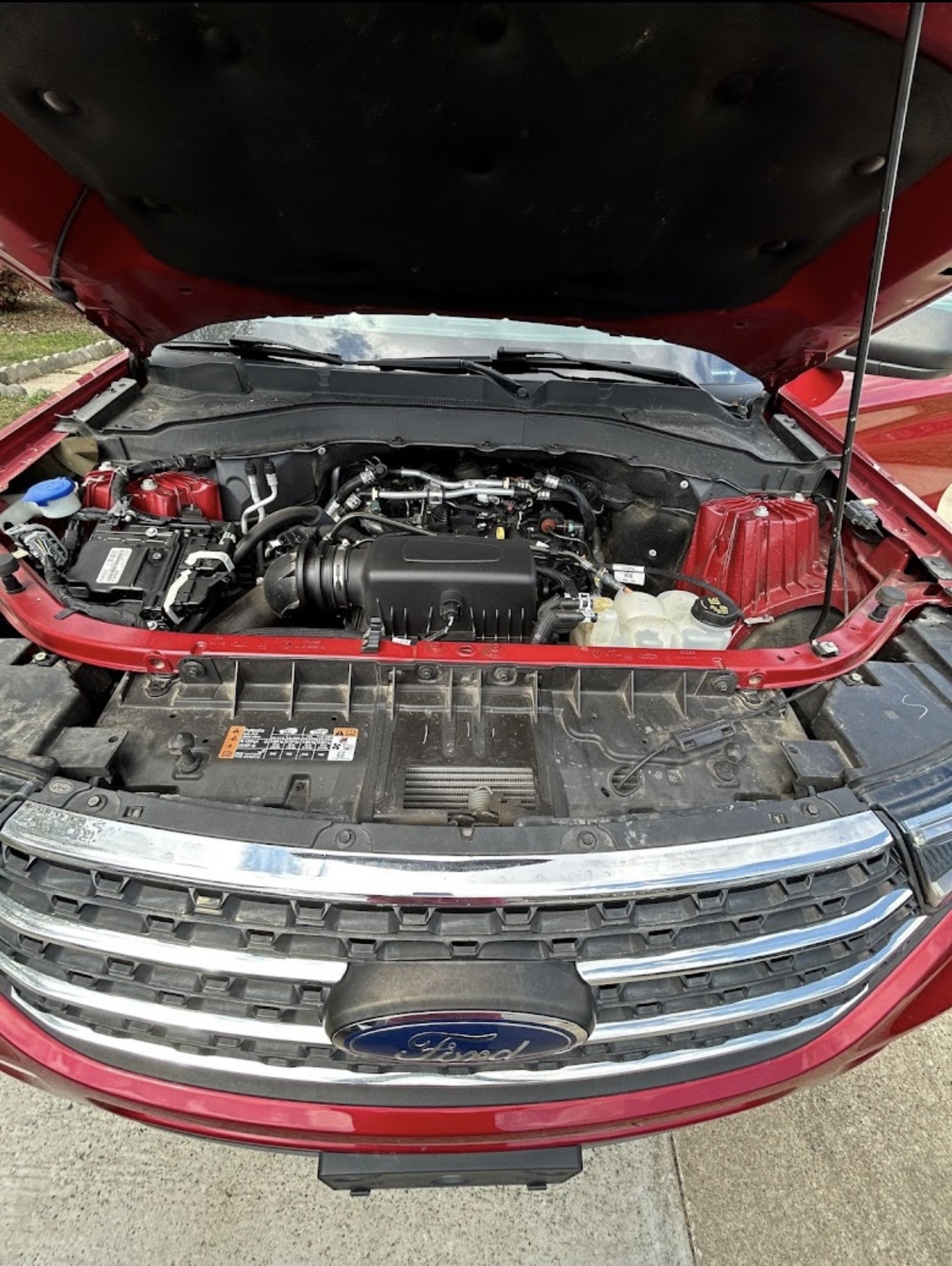 Ford engine bay service